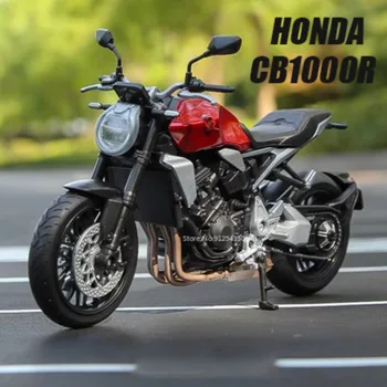 1/12 Ölçekli HONDA CB1000R Oyuncak Motosiklet Modeli Ölçekli Alaşım Diecast Statik Model oyuncak motosikletler Çocuklar için Hediye Toplamak Süslemeleri