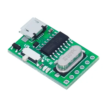 1 Adet USB TTL dönüştürücü Mikro UART modülü CH340G CH340 3.3 V 5V anahtarı downloader pro mini
