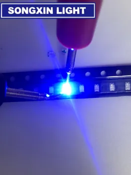 100 ADET ışık yayan diyot SMD LED boncuk Mavi yüksek parlak kaliteli 0805 (2012) SMD LED Yayan Diyot Kiti lamba çip ışık boncuk