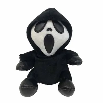 17 cm Siyah Ghostface peluş oyuncak Çığlık Sevimli Tricky Peluş Şekil Yumuşak Bebek Korku Karakter Noel doğum günü hediyesi Çocuklar Yetişkinler İçin