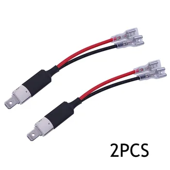 2 adet LED H1 Yedek Tek Dönüştürücü kablo konnektörü Kablo Dönüşüm Hatları Adaptörü Tutucu HID far ampulü Parçaları