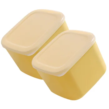 2 Adet Meyve Kapları saklama kutusu Kapak Tasarımı Tereyağı Kutuları Peynir Buzdolabı Dilimleri Pp Taze Tutmak Tutucu Buzdolabı
