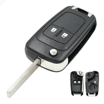 2 düğmeli Katlanır Anahtar Konut Değiştirme Katlanır Anahtar Opel Astra J Corsa E Cascade Zafira Karl Oto Anahtar Aksesuarları
