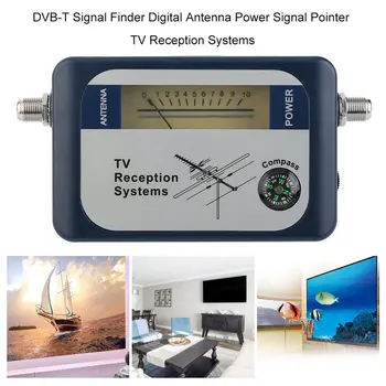 2023 DVB-T Bulucu Dijital Hava Karasal TV Anteni Sinyal Gücü Gücü Ölçer Pointer TV Alım Sistemleri Pusula İle