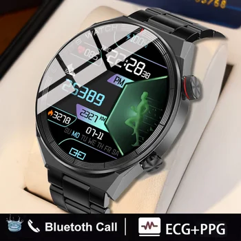 2023 Yeni İş Erkekler akıllı saat Spor AMOLED 454 * 454 Ekran NFC Erişim Kontrolü Smartwatch Bluetooth Çağrı Saati 30M Su Geçirmez