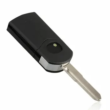 3 Düğmeler Araba Anahtarlık Durumda Kabuk Bıçak yepyeni Araba Uzaktan Anahtar Shell Kılıf Kapak Kiti Mazda 2 3 5 6 8 RX8 MX5