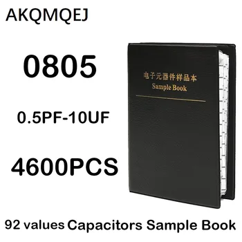 4600 ADET kapasitör örnek kitap kapasitör bankası 0805 sınıflandırma paketi 92 değerleri 50