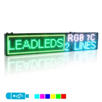 6X49 inç Tam renkli Kapalı Programlanabilir LED Kaydırma mesaj ekranı Kurulu