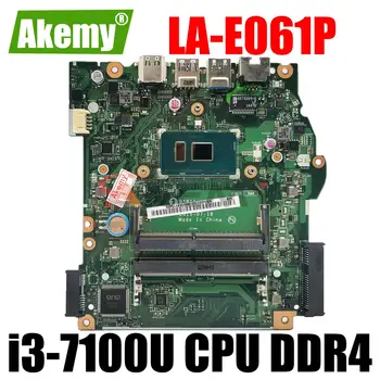ACER Aspire ES1-572 ı3-7100U Laptop anakart LA-E061P SR2ZW DDR4 Test TAMAM