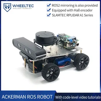 Ahududu Pi için kullanılan ROS ROBOT ARABA maksimum 6kg yük McNum tekerlek ses radar navigasyon ile MG513 kodlayıcı motor Programcısı