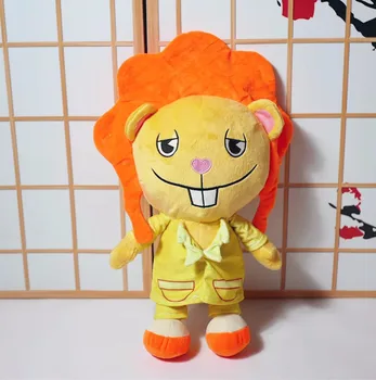 Anime Mutlu Ağaç Arkadaşlar HTF Disko Ayı 45 cm Peluş Peluş oyuncak bebekler Dolması Peluş a5187 Çocuk Hediye