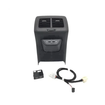 Araba Arka Trim Çerçeve Merkezi Kol Dayama için USB Adaptörü ile Golf 7 MK7 2013-2019