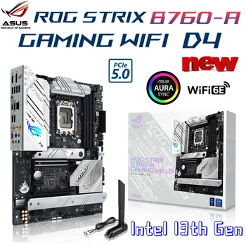 ASUS ROG STRIX B760-A OYUN WIFI D4 Anakart DDR4 5333+(OC) Intel B760 PCIe 5.0 128G SATA Soket LGA 1700 12th 13th Gen CPU