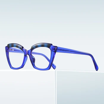 BANMAR moda yüksek kalite Anti-mavi ışık gözlük kadın TR90CP çerçeve şeffaf Lens optik gözlük bilgisayar okuma gözlüğü