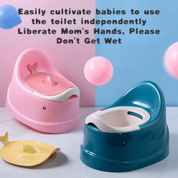 Bebek Taşınabilir Lazımlık Sevimli Artı Boyutu Bebek Tuvalet Eğitimi koltuğu Ayrılabilir Depolama Kapağı Kolay Temizlenebilir çocuk Tuvalet