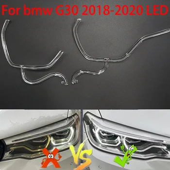 Bmw 5 Serisi için G30 2018-2020 LED DRL gündüz farları ışık kılavuz plakası gündüz Çalışan tüp lamba gündüz çalışan şerit
