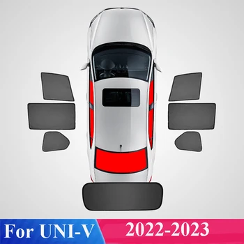 Changan UNİ-V UNİ V 2022 2023 Aksesuarları araba güneşliği UV ısı koruma kapağı Örgü Perde Yan Pencere Güneş Güneşlik