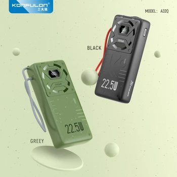 Dahili Kablo Güç Bankası 20000mAh 22.5 W Güçlü Taşınabilir Hızlı Şarj Powerbank Yardımcı Yedek Pil iPhone 13 14 Xiaomi