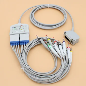 DB15P 10 KURŞUN EKG EKG VS yoke jonksiyon kablosu ve kurşun tel 38401816 Bosch / Cambridge / Gümrüklü / Dego / Hellige / Siemens EKG monitör