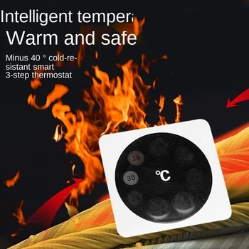 ded erkek kadın ceket katı ısıtmalı ceket akıllı USB vites elektrikli ısıtma termal sıcak giyim kış sporları ısıtmalı yelek M-4XL