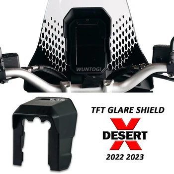 Ducati Çöl X DesertX Ekran Parlama Kalkanı Güneşlik Motosiklet Aksesuarları TFT Ekran Anti Hırsızlık Brace Metre krom çerçeve
