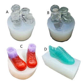 Dıy Kristal Epoksi Kalıp silikon kalıp Kolye Ayakkabı Şekli Ayna Zanaat Kalıp silikon kalıp Takı Yapımı Aracı