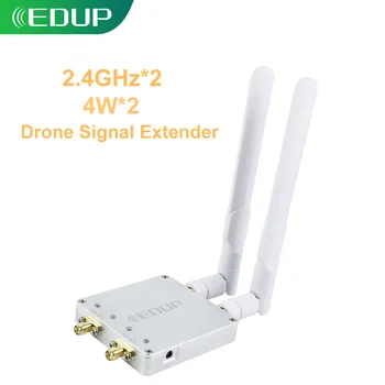 EDUP Güçlendirici WiFi Çift 4W Kanal Sinyal Tekrarlayıcı Genişletici Çift 2.4 GHz Kanal Sinyal Güçlendirici Amplifikatör Yüksek Güç Drone için