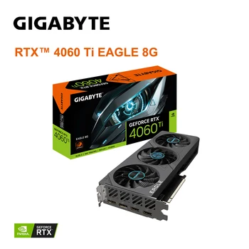 GİGABYTE RTX 406Tı KARTAL OC-8GD Yeni Grafik Kartı rtx 4060 tı GPU GDDR6 128 Bit 8pin PCIE 4.0 Masaüstü Ekran Kartı placa de video