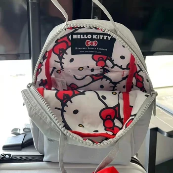 Hello Kitty Karikatür Sırt Çantası Kawaii Sanrio Bayan Çantası Sevimli Kız Kampüs Sırt Çantası Büyük Kapasiteli okul çantası Çocuklar laptop çantası Sırt Çantası