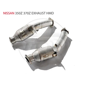 HMD Egzoz İniş Borusu Nissan 350Z 370Z GTR35 Araba Aksesuarları Katalitik Konvertör Başlık Emme Manifoldları