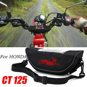 Honda için CT125 CT 125 Motosiklet aksesuar Su Geçirmez Ve Toz Geçirmez Gidon saklama çantası navigasyon çantası