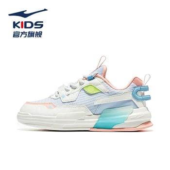 Hongxing Erke çocuk ayakkabıları çocuk spor salonu ayakkabısı 2023 Bahar Yeni Düşük üst çocuk spor ayakkabı Orta yaşlı Çocuk