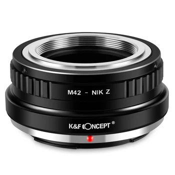 K & F Konsept Kamera lens adaptörü Minolta M42 vidalı bağlantı nikon için lens Z5 Z6 Z7 Z50 Z6II Z7II Aynasız Kamera Gövdesi