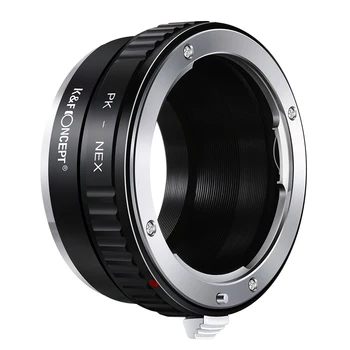 K & F Konsept Lens Montaj Adaptörü Pentax PK K Dağı Lens için Sony NEX E-Montaj Kamera NEX - 3 NEX-3C NEX-3N NEX - 5 NEX - 5C NEX-5N