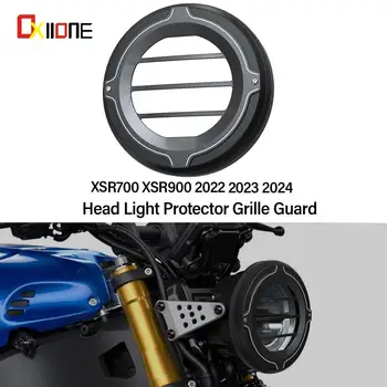 Kafa Lambası Sis Far Koruyucu Grille Guard Kapak Motosiklet Aksesuarları Alüminyum Yamaha XSR700 XSR 900 2022 2023 2024