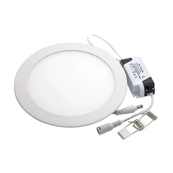 Kısılabilir Ultra Parlak Downlight Gömme Mutfak Banyo Lambası 3W-25W Yuvarlak LED tavan paneli ışığı Sıcak / Doğal / Soğuk Beyaz