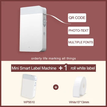 Makinesi Etiket Yazıcı Makinesi Sopa Termal baskı makinesi Cihazları Taşınabilir Kablosuz Bağlantı OEM Kitleri Mini Cep Bant Yazıcı