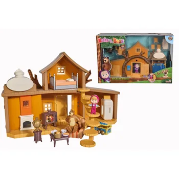 Masha ve Ayı Deluxe Peluş Ayı Evi çocuk Oyun Evi Büyük Ev oyuncak seti