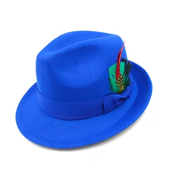 Melon şapka erkek fötr şapka kadın ve erkek kırmızı fötr şapka erkek kış elastik dokulu şapka caz kilise şapkası гльпаченская