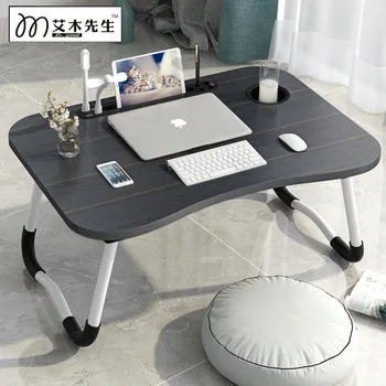 Modern, basit, kaldırma, katlanır masa, taşınabilir dizüstü bilgisayar masası, yurt yatak, çalışma masası, yatak, masa