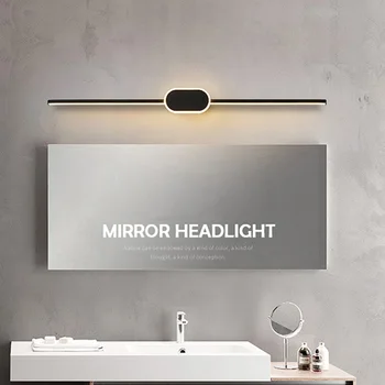 Modern led duvar ışığı Banyo donanım led duvar lambası üç renk ışıkları alüminyum Led banyo banyo aynası hat lambası