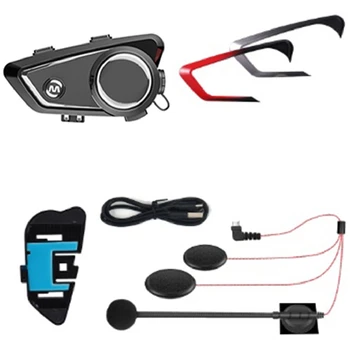 Motosiklet Sürme Kask Bluetooth Kulaklık Sert Etiket Dahili İnterkom Ve Müzik Paylaşım Fonksiyonu Yarım Kask İçin Geçerlidir