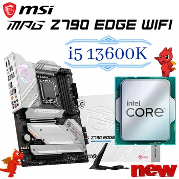 MSI MPG Z790 KENAR WIFI LGA 1700 Anakart + Intel Core i5 13600K CPU Kiti Desteği DDR5 128GB PCIe 5.0 ATX OYUN Anakart YENİ