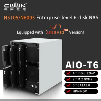 N5105 / N6005 NAS / 6 SATA/Çift M. 2 / ITX / ı226-V ağ kartı