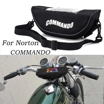 NORTON komando KOMANDO Motosiklet aksesuar Su Geçirmez Ve Toz Geçirmez Gidon saklama çantası navigasyon çantası