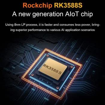 OrangePi 5 RK3588S PCIE Modülü Harici WiFi + BT SSD Tek Geliştirme Kurulu