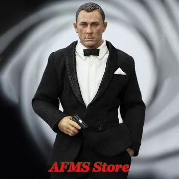 Orijinal YAPTIM XT80018 1/12 Ölçekli Palm Kahraman Serisi MI6 Ajan James Bond Daniel Craig 6 