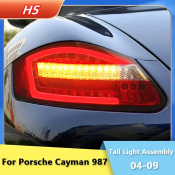Porsche Cayman 04-09 için 987.1 Arka Kuyruk İşık lamba donanımı Boxster Eski Model 987 Arka Lambaları