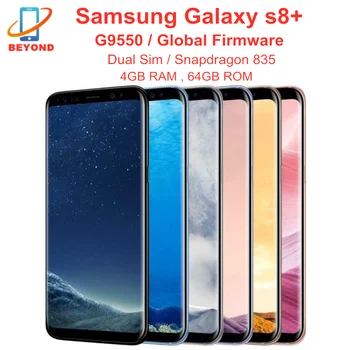 Samsung Galaxy S8 + S8 Artı G9550 Çift Sım RAM 4 GB ROM 64 GB Octa Çekirdek 6.2 