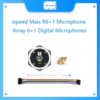 sipeed Maxi R6 + 1 mikrofon dizisi 6 + 1 Dijital Mikrofonlar ve 12 RGB Led ile Uyumlu Maxi AIoT serisi